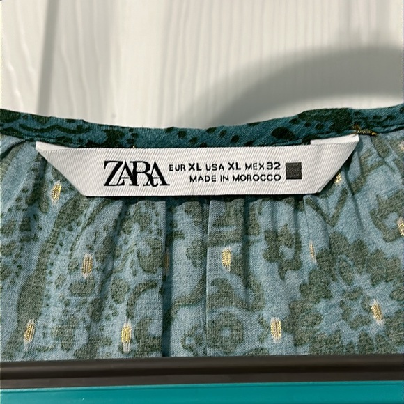 Zara Metallic Thread Mini Dress - Picture 2 of 6